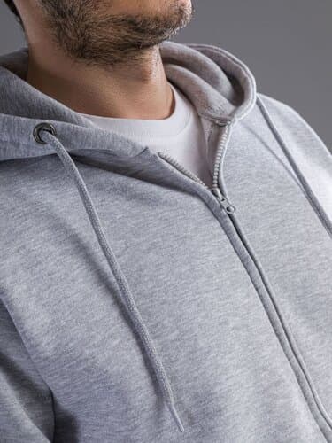 BS Vega Hoodie mit durchgehendem Reißverschluss, 280 gr/m²