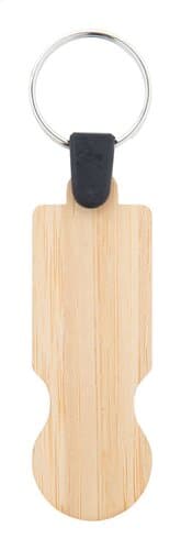 BooCart EU Einkaufswagen-Chip/Schlüsselanhänger aus Bambus