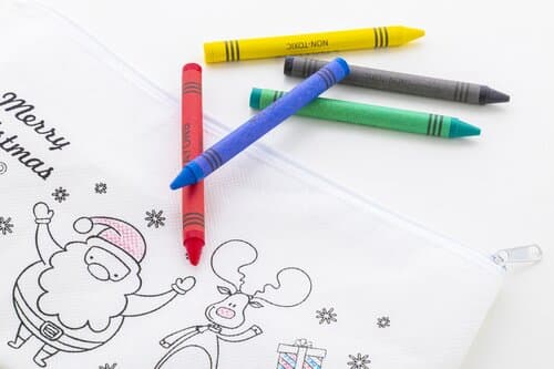 Julfar Draw Weihnachts-Stifteetui zum Ausmalen