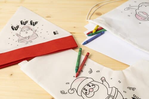 Julfar Gift Weihnachtsstrumpf zum Ausmalen