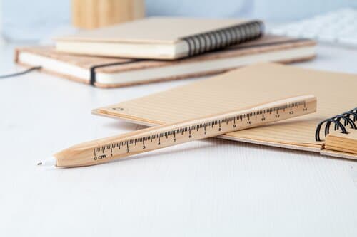 Burnham Black Kugelschreiber mit Lineal