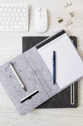 Refelt Meet A5 Dokumentenmappe aus RPET-Filz