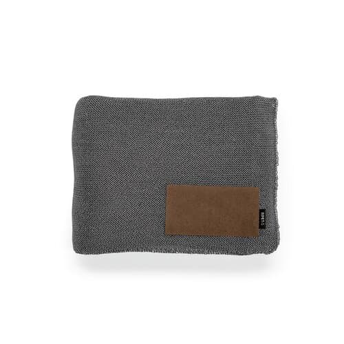 Mondrian Decke rPET- und Wollmischung. Mit personalisierbarem Aufnäher