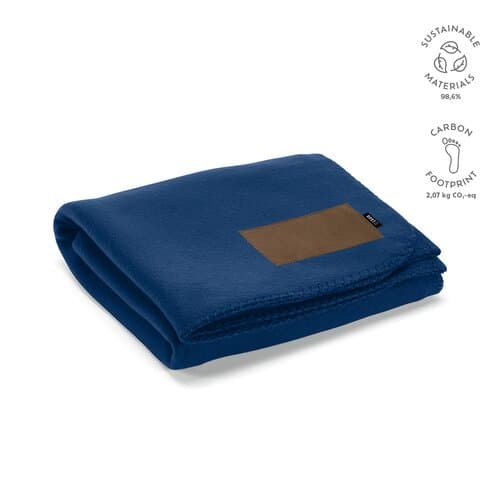 Pollock Decke aus rPET (180 g/m²). Mit personalisierbarem Aufnäher