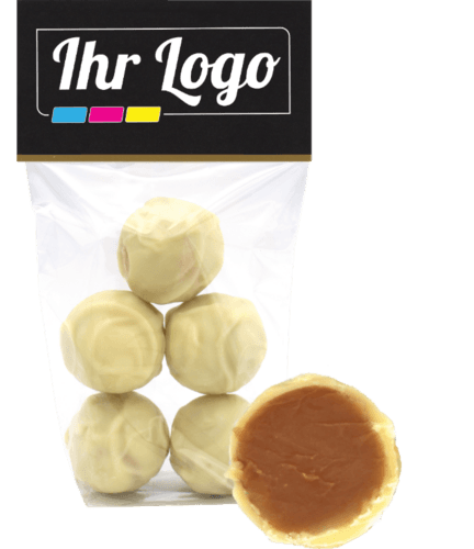 5er Confiseriepralinen mit Kundenheader