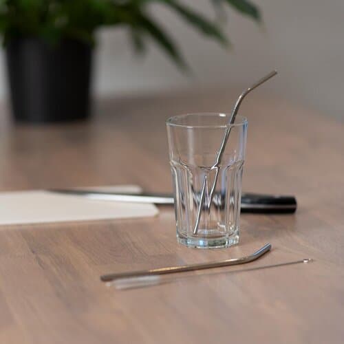 Strohhalm-Set "Steel"