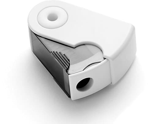 Faber-Castell Sleeve Mini Einfachspitzer Weiss