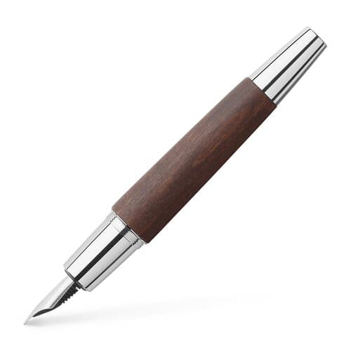 Faber-Castell E-Motion Holz / Metall Birnbaum dunkelbraun Fuellfederhalter