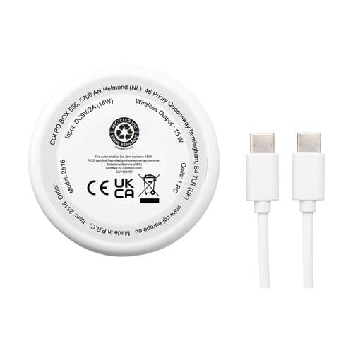 All-in-one RCS Recycled 15W Magnetic Wireless Charger