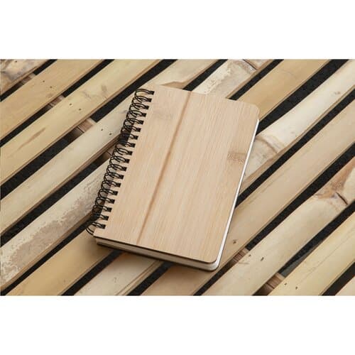Notebook made from Stonewaste-Bamboo A6 Notizbuch