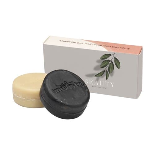 Unwaste Duopack Scrub & Shampoo bar Koffieolie