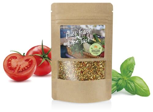 ZIP Tasche mit Gewürzen & süßem Topping