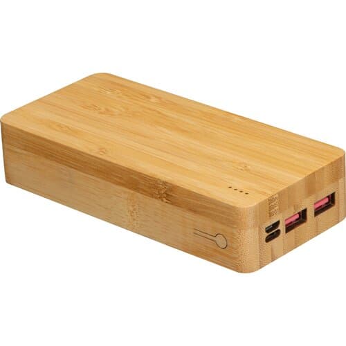 Powerbank aus Bambus 20.000 mAh VALERIA