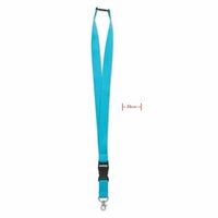 WIDE LANY Lanyard mit Metallkarabiner