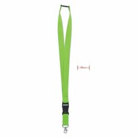 WIDE LANY Lanyard mit Metallkarabiner