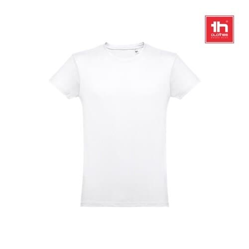 THC LUANDA WH. Herren-T-Shirt aus Baumwolle. Weiße Farbe