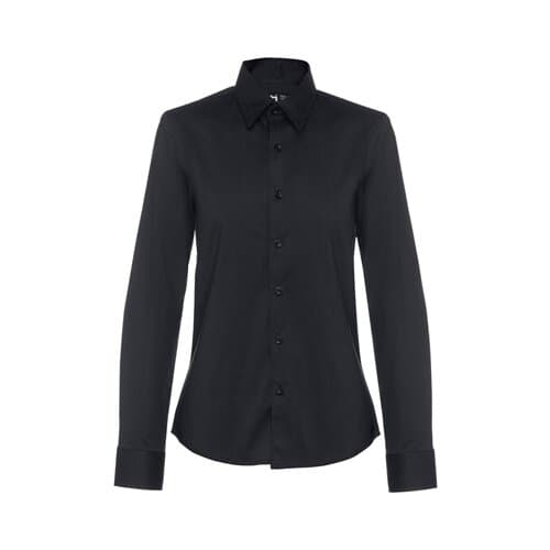 THC PARIS WOMEN. Langärmeliges Popeline-Hemd für Damen