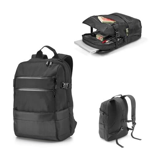 ZIPPERS BPACK. Laptop-Rucksack 15.6'' aus 840D und 300D-Jacquard