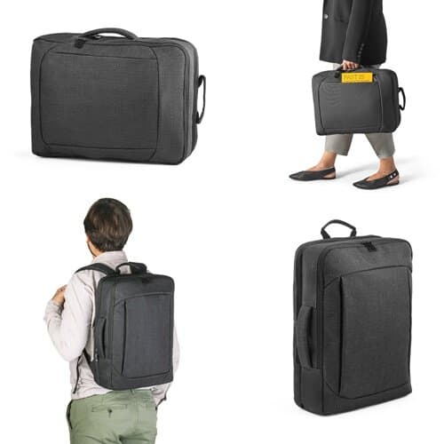 ALEXANDRIA. 2-in-1-Rucksack für 15.6"-Laptop aus 600D