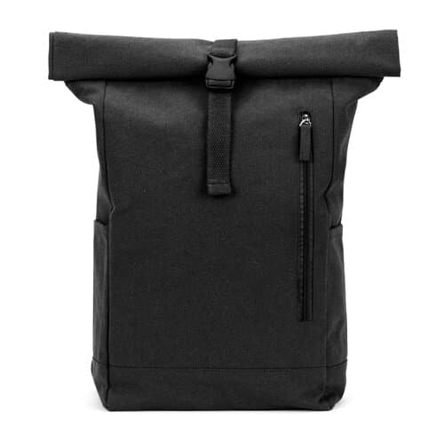SAINT. Roll-Top-Rucksack aus recyceltem Baumwolle und recyceltem Polyester (380 g/m²)