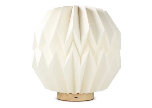 Coollux faltbare, von Origami inspirierte Papier-LED-Lampe Luna 25cm