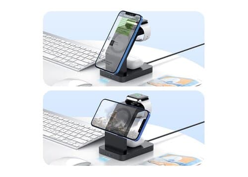 2708 | Xoopar Icon 3 in 1 Magnetic Wireless charger