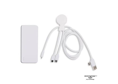 3199 | Xoopar Mr. Bio Powerbank and Cable pack 7000mAh