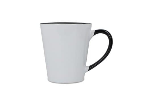 Melbourne Sublimationsbecher farbiger Rand & Henkel 300ml