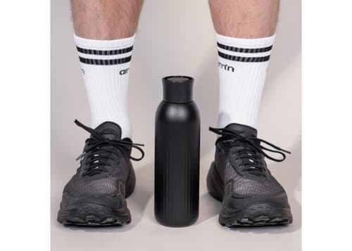 Sagaform Tekla Push Stahlisolierflasche mit Druckverschluss (recycelt) 500 ml