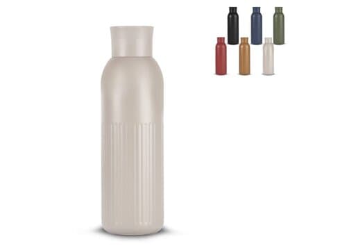 Sagaform Tekla Push Stahlisolierflasche mit Druckverschluss (recycelt) 500 ml