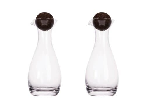 Sagaform Nature Öl-/Essigkaraffen mit Korkstopfen 2-tlg. 300ml