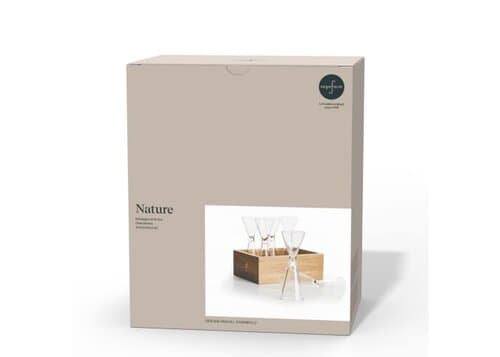 Sagaform 6-teiliges Schnapsglas-Set