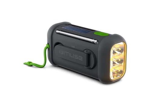 MH-08 | Muse Radio, Bluetooth-Lautsprecher mit Solar- und Öffnungsmechanismen
