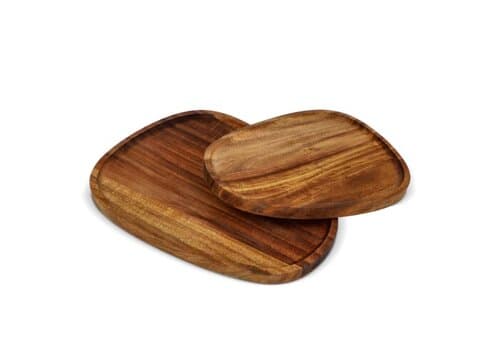 InSideOut 2er-Pack Holztabletts in Bioform