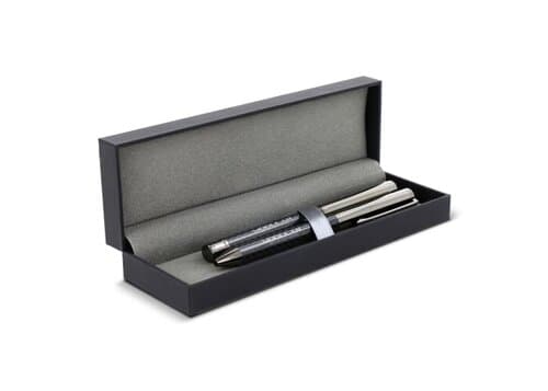 Metallstift und Rollerball-Stift im Set in Geschenkbox
