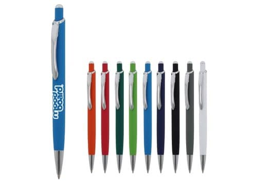 Kugelschreiber Monaco Metall Soft Touch