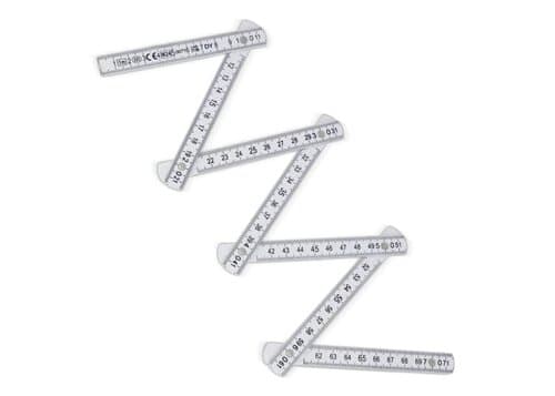 Kalibrierter faltbarer Zollstock 1m