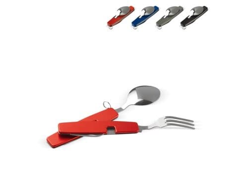 Zusammenklappbares Besteck im Multi-tool