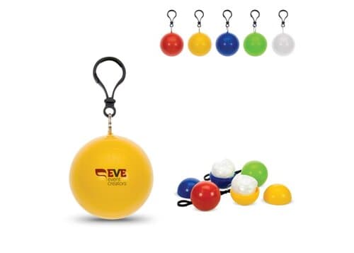 Regenponcho Schlüsselanhänger