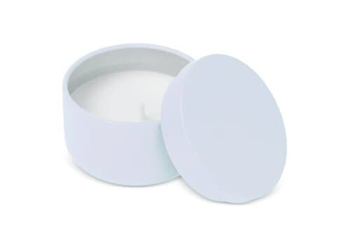 Asana unparfümierte Kerze auf Pflanzenbasis in recycelter Dose