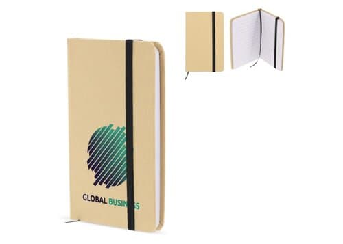 Papp-Notizbuch runde Ecken A5