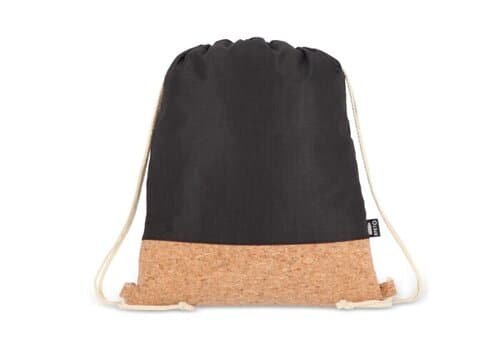 Kordelzugbeutel R-PET & Kork 35 x 40cm