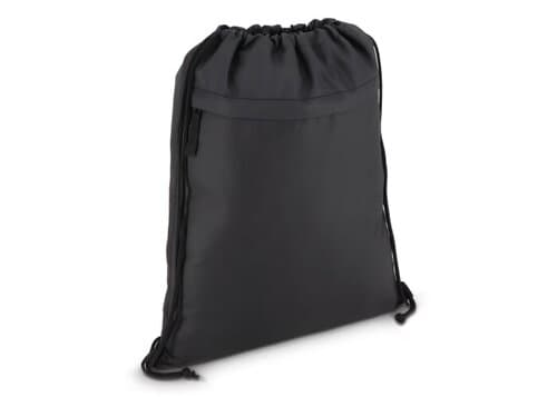 PU-beschichtete R-PET 600D Kordeltasche 33 x 42 cm
