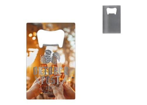 Edelstahl Flaschenöffner in Kreditkartenformat