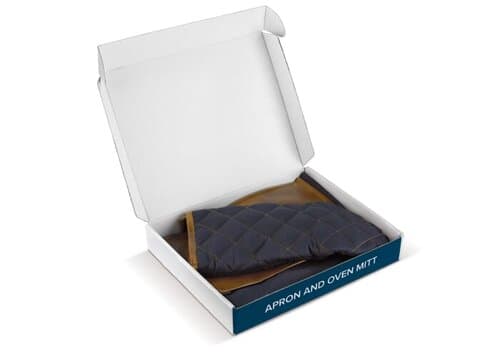 BBQ-Schürze und -Handschuh