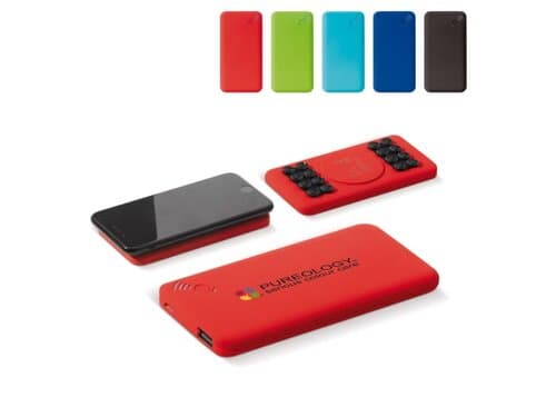 Powerbank Blade, kabellos, 4000mAh, Saugnäpfe