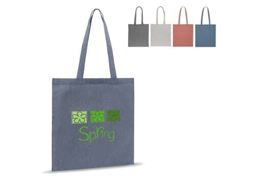 Einkaufstasche aus recycelter Baumwolle 38x42cm