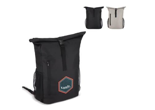 R-PET 600D Rolltop Fahrrad-Rucksack 20L