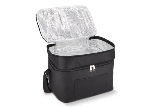 R-PET 600D Doppelfach-Kühltasche 30 x 20 x 25cm 12L