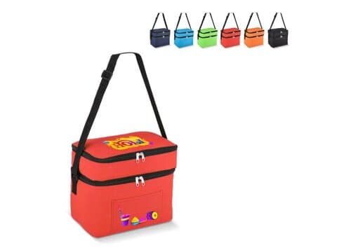 R-PET 600D Doppelfach-Kühltasche 30 x 20 x 25cm 12L